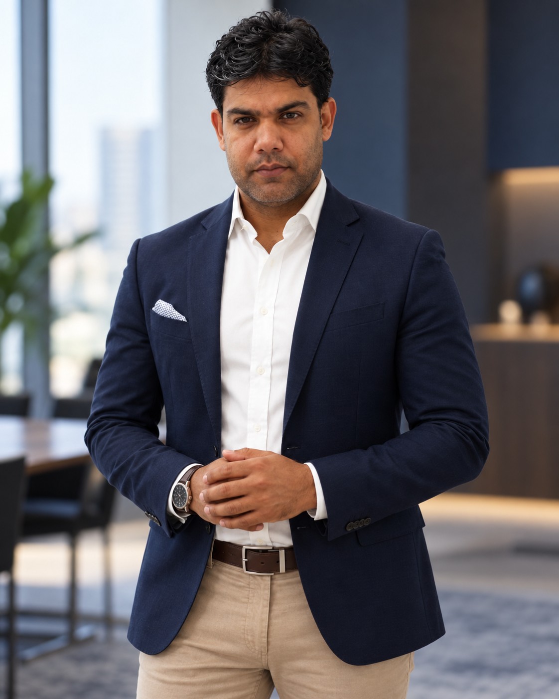 Emerson Santos, fundador da EMSEG Soluções, em retrato profissional